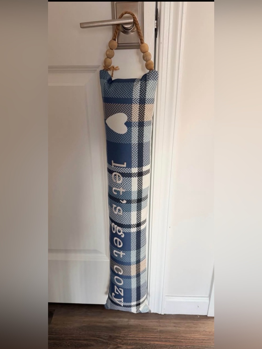 Let’s Get Cozy Door Draft Blocker